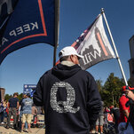 On Truth Social, QAnon Accounts Found a Home and Trump’s Support