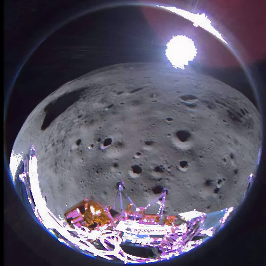 Odysseus Moon Lander Sends Photos Home Before Spacecraft Likely Dies