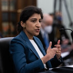 Amazon says the new F.T.C. chair, Lina Khan, should recuse herself from investigations.