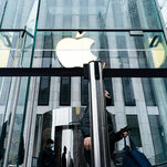 Apple’s profit jumps to $34.6 billion in holiday quarter.
