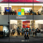 Microsoft reports earnings that fall short of already-reduced expectations.